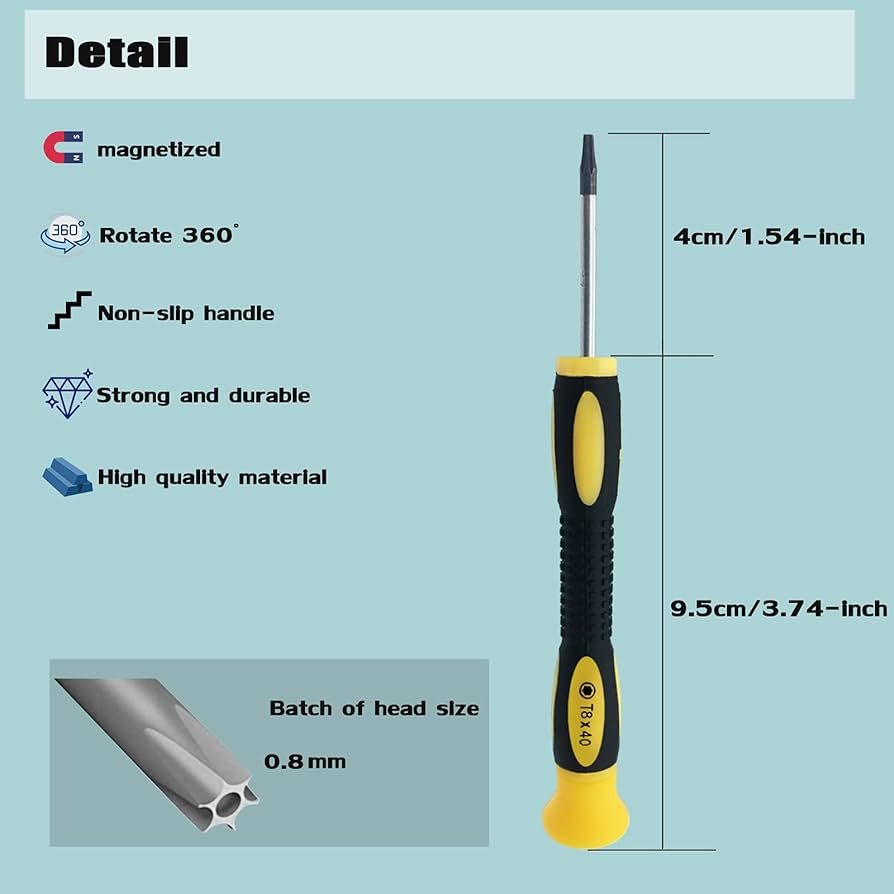 専用　go.tr08様 TR8 Torx Screwdriver Torx TR8 Security Screwdriver